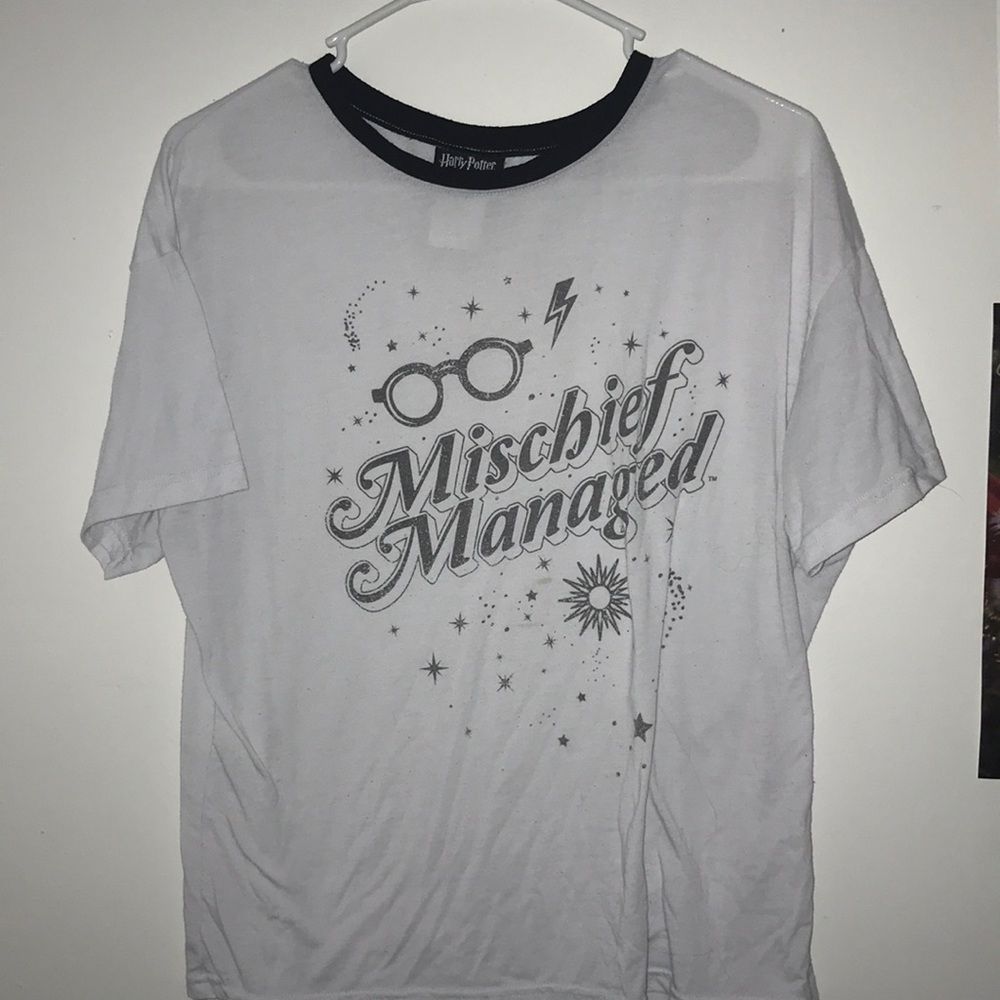 White and Black Harry Potter Shirt